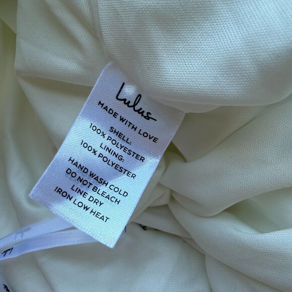 Lulus Certainly Charming White Pleated Strapless Wide-Leg Jumpsuit - Picture 9 of 11